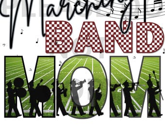 Marching Band Mom PNG image
