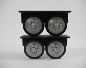 Toy Car Storage (Wheelsets Only, No Truck or Shelf), 3D Printed Realistic Truck, Wall Mounted Diecast Car Display