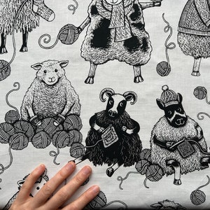 Tea Towel Crafty Sheep image 9