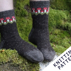 Fairy Ring Socks - PDF Knitting Pattern