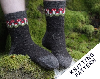 Fairy Ring Socks - PDF Knitting Pattern