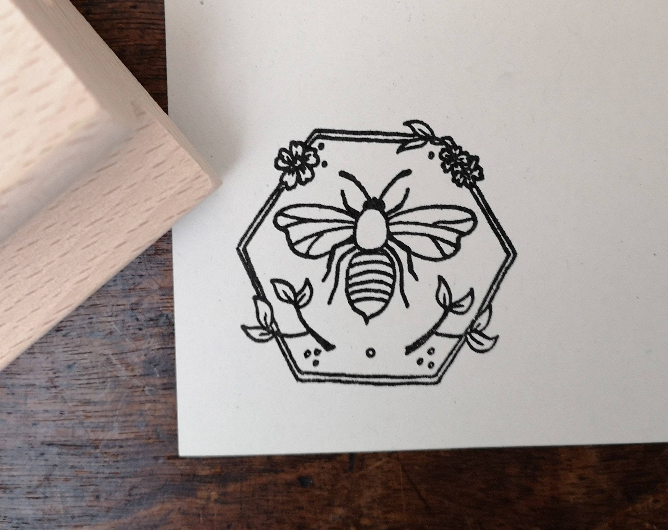 Rubber Stamp Bee Etsy UK