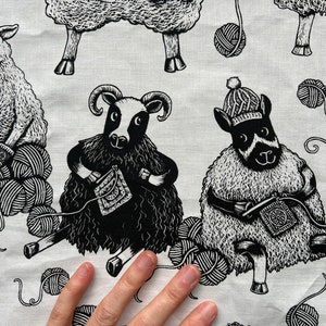 Tea Towel Crafty Sheep image 5