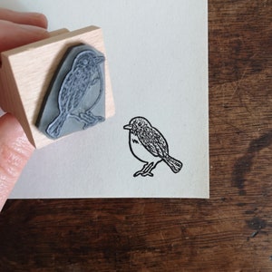 Rubber Stamp - Bob the Robin