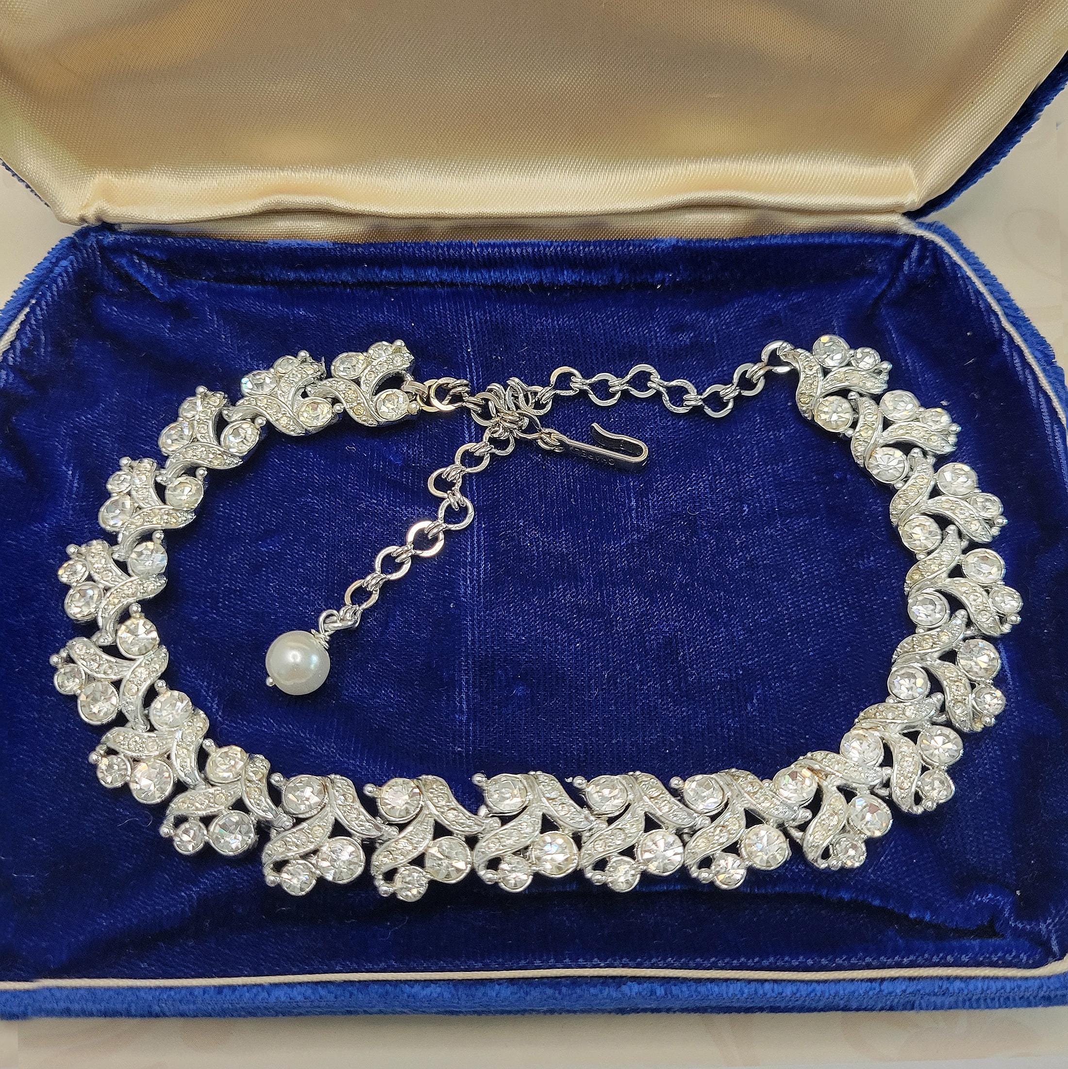 VINTAGE HOLLYWOOD★Double Ring Ball Necklace Vintage Necklace Chain Necklaces Set 2 Beads Ball Balls