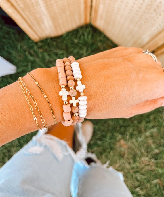 LUOKIFUR Bracciale da donna con croce, regalo per battesimo | FindTheDeal