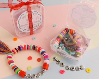 Make your own Bracelet | Name Bracelet Kit | DIY Bracelet Kit | Beaded Bracelet Kit | Children's Craft Kit | Party Bags | Birthday Gift