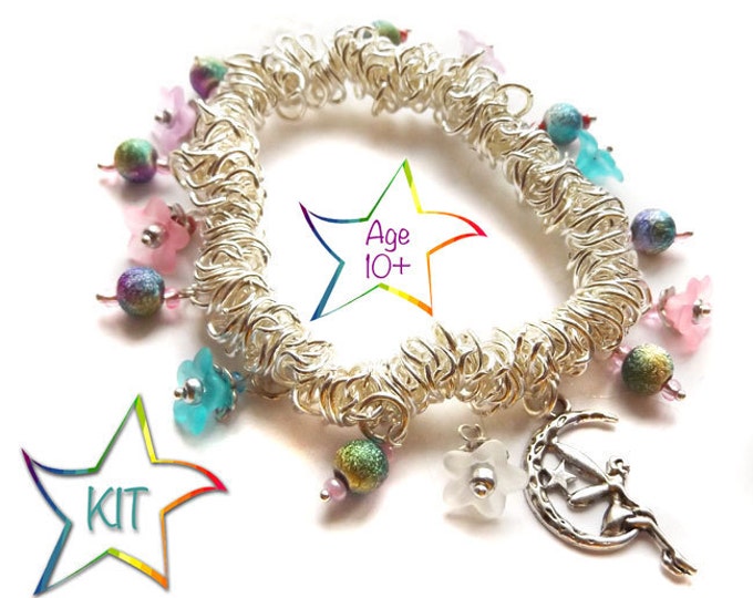 DIY Kit, Charm Bracelet Kit, Jewellery Making Kit, Bracelet Kit