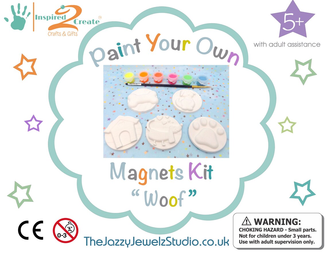 Paint Your Own Fridge in Luxury Gift Box Craft Kit Etsy
