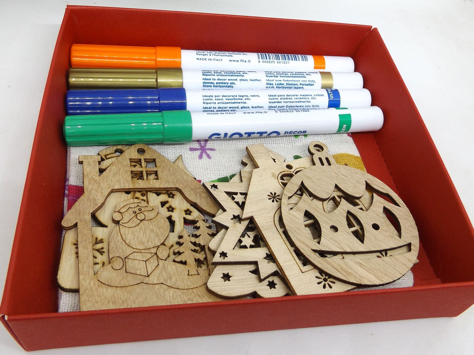 Christmas Decoration Wooden craft kit DIY Kit Painting kit Etsy