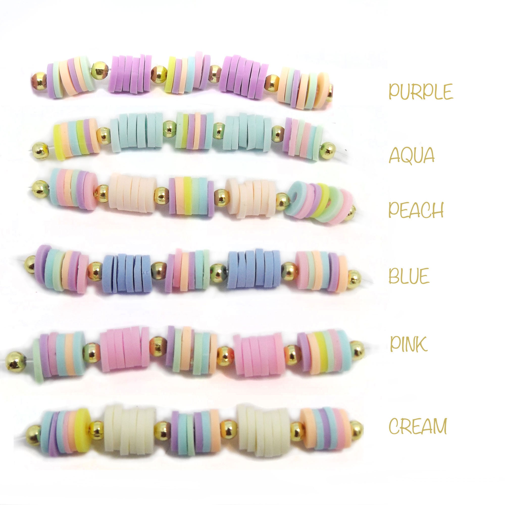 Personalised Unicorn Bracelet Kit in a Choice of Six Pastel Etsy UK