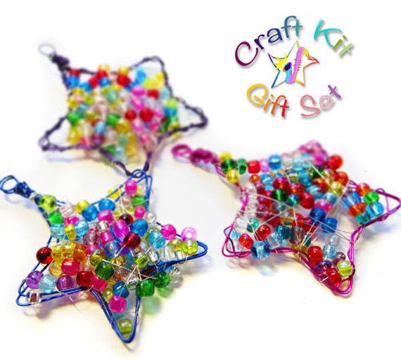 Kids Craft Kit Set of 3 DIY Christmas Decorations Craft Kit Etsy