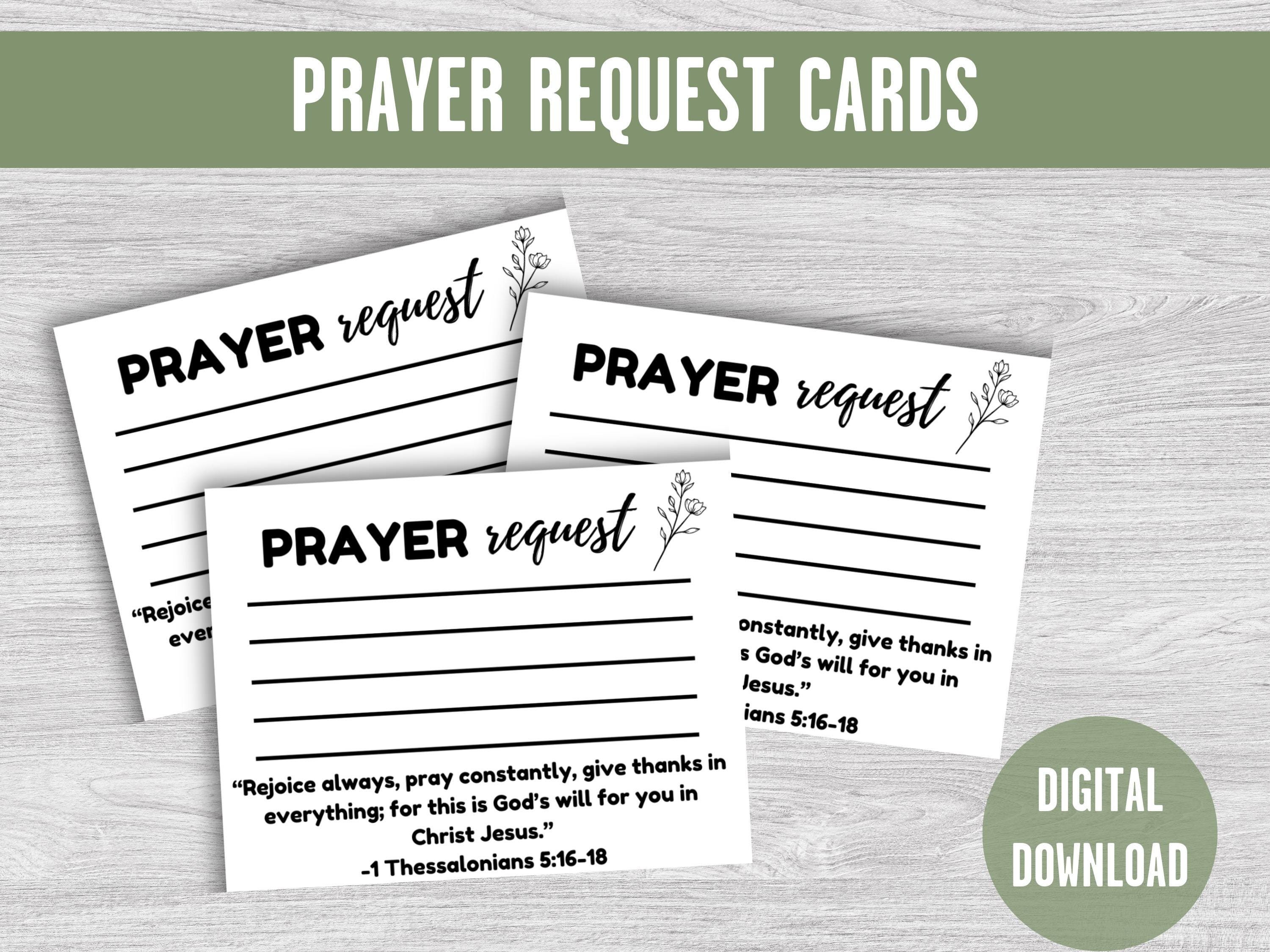 Prayer Request Cards Printable - Il Fullxfull.6329682377 Fo7e 