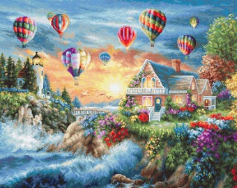 Balloons Over Sunset Cove - Luca-s 614 - You Can Choose Goblen