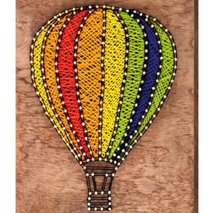 String Art Kit Colorful Balloon, Wall Decor, Needlepoint Kit, DIY Craft Kit