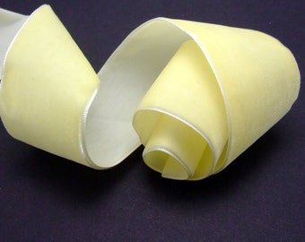 1-1/2 inch Butter Velvet Ribbon - 3 yards (RN005-C7)