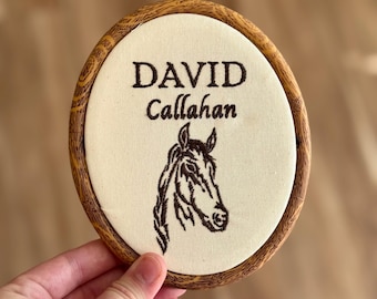 Personalized Cowboy Horse Name Sign | Western Rustic Nursery Decor