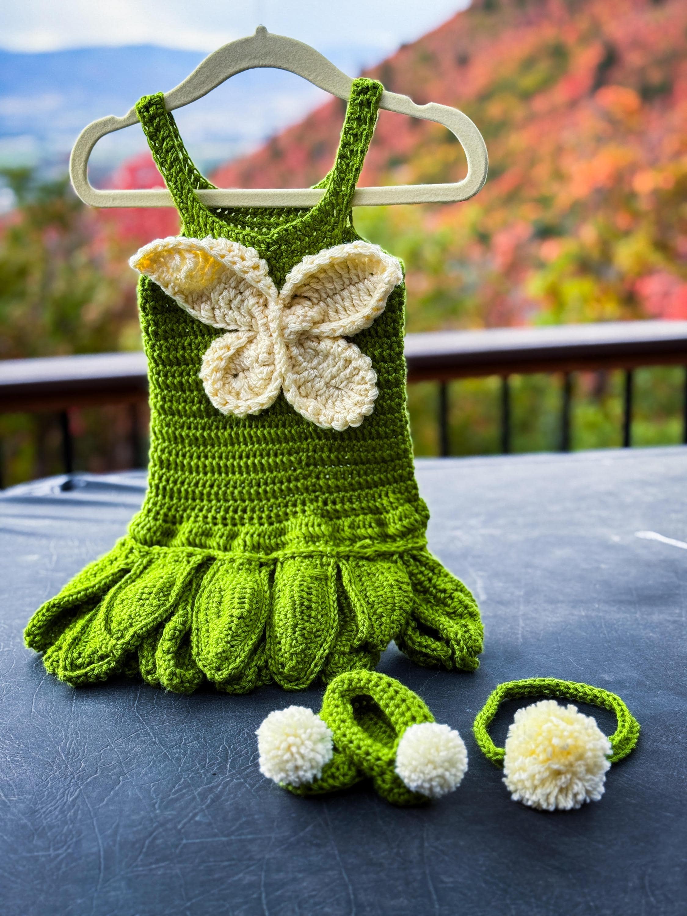 Tinkerbell Baby Dress Crochet Pattern