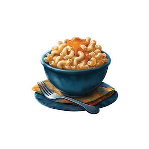 Mac and Cheese Vinyl Decals – Cute Foodie Stickers