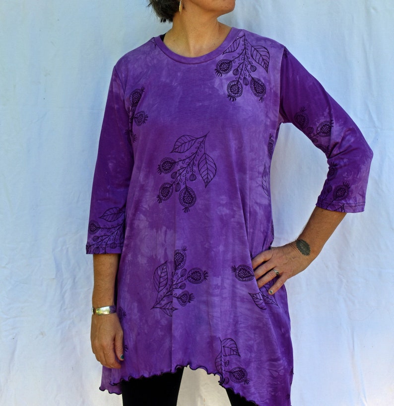 Women's purple clothing - Purple tunic