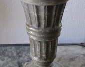 Antique Cast Iron Vase French Victorian Enameled Gorgeous