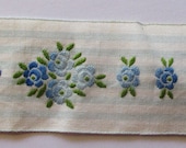 Antique Ribbon French Cotton Trim Embroidered Darling 1920 39 s Dainty