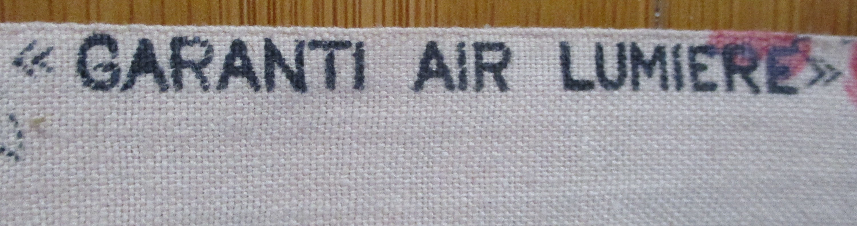 Vintage Linen Fabric French Dainty 48