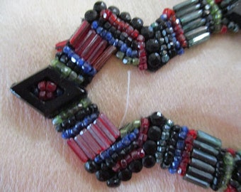 Antique Beaded Applique Edwardian 1910