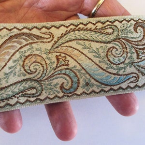 Vintage Silk Trim Ombre Rayon Gorgeous