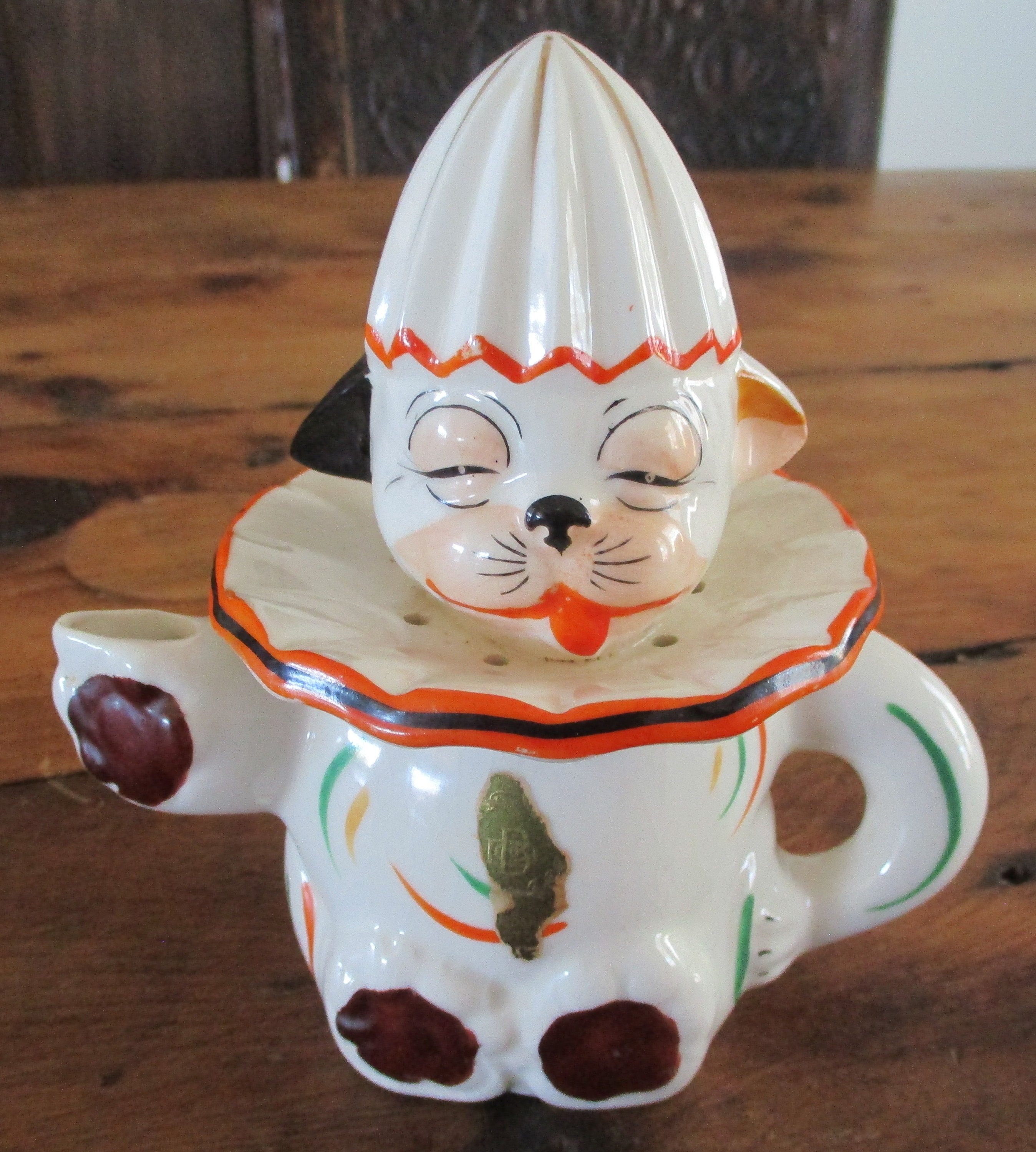 vintage ceramic made in JAPAN Dog object/ビンテージ 陶器製
