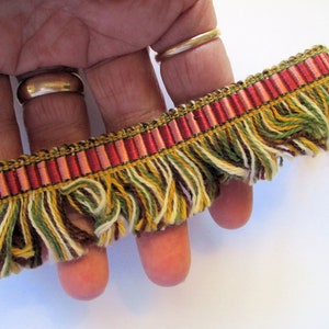 Antique Trim Fringe French Rayon Cotton