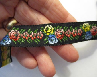 Antique Silk Ribbon French Trim Silk Jacquard