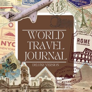 World Travel Journal (deluxe Version) - Printable / Digital Version - Etsy