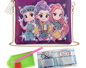5D White Diamond Art HandBag Kits - Korean movie, Demon - KDH Purse Craft DIY Kit for Teens & Girls