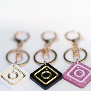 Chaveiro de cartão de visita digital NFC personalizado – Etiqueta inteligente para Instagram, redes sociais, compartilhamento de contatos e pagamentos – VALARTS pré-programado
