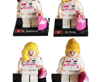 Custom Minifigures Gaillard, Gatting, Frey, Bovy Iron Dames Team 24h Daytona 2025