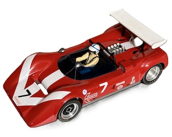 1/32 Lola T160TS #7, John Surtees, Can-Am 1968, Riverside Classic Slot Scalextric Resin Car complete RTR.