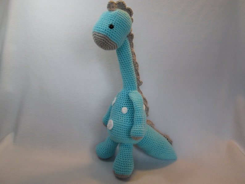 Baby blanket afghan dinosaur gray turquoise white or CHOOSE YOUR COLORS image 4