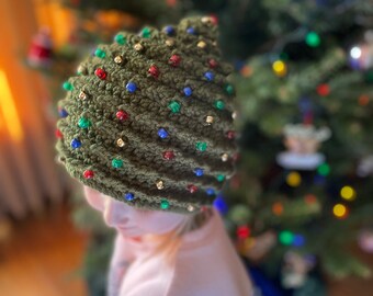 Christmas tree hat baby toddler child adult