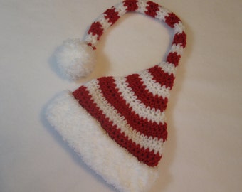 Baby Toddler Little Kid Santa Elf Stocking Cap Striped Snow Christmas Holiday