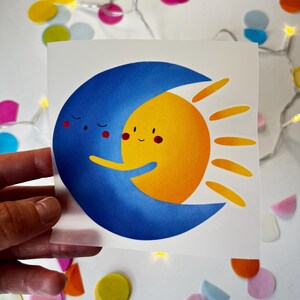 Bügelbild, Aufbügler, DIY, Shirt, Geschenk, Bügelpatches, Bilder Zum Aufbügeln, Mond, Sonne, DTF Transfers, DIY Aufdruck, Geschenk