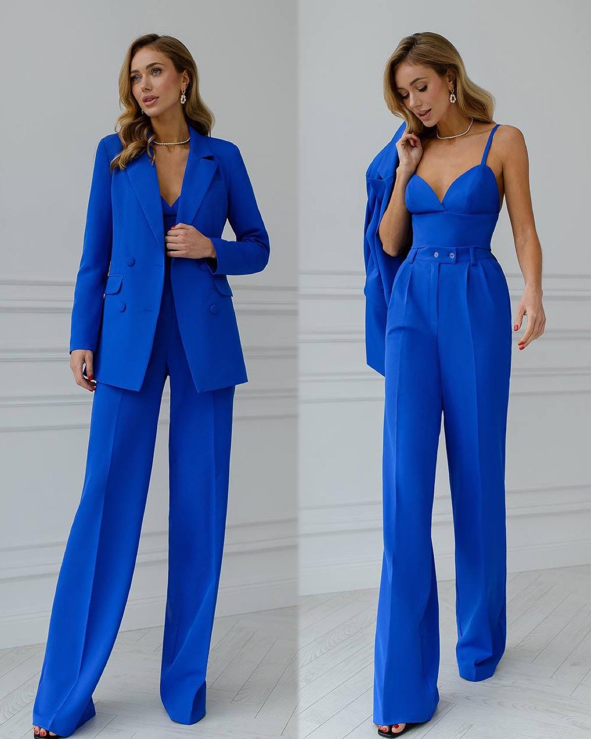 Electric Blue Suit Hong Kong