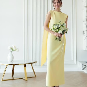 Vestido longo sem costas com alças, vestido longo com costas abertas, vestido de noite elegante, vestido de dama de honra, vestido para casamento, vestido midi feminino elegante