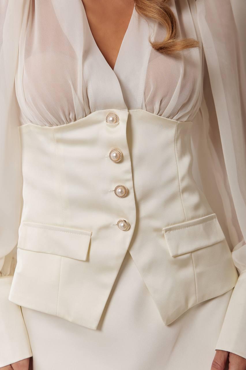 Elegant Fashion Loose Shirt Skirt Suit main image 1