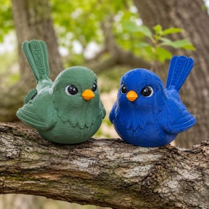 Bird Geocache Container – 3D Printed |  Weatherproof PETG | Realistic Nature Cache with Gasket | Creative Geocaching