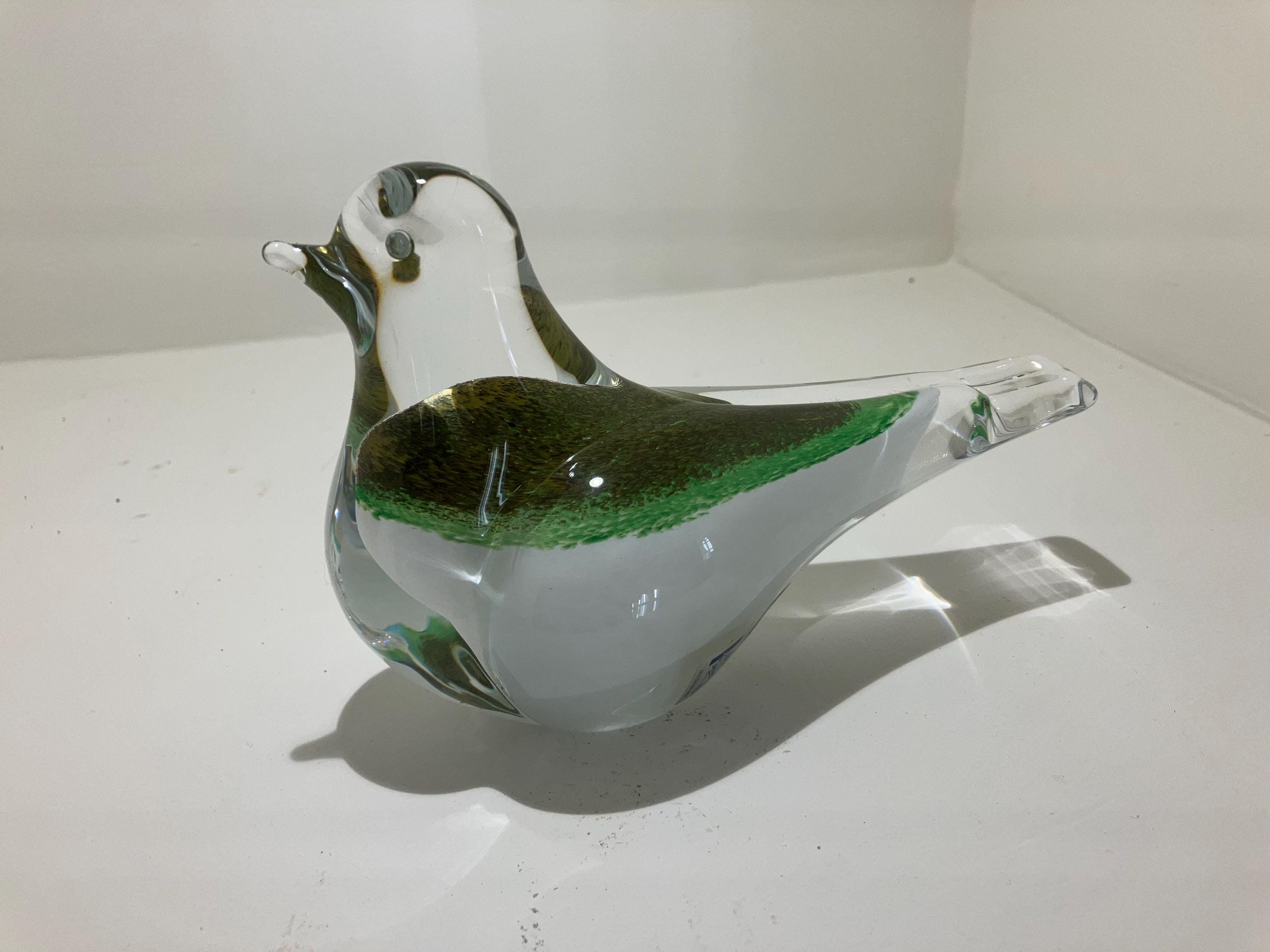 MaRcolinマルコリンART CRYSTAL 鳥　ハンドメイドスウェーデン スウェーデン Marcolin Art Crystal 