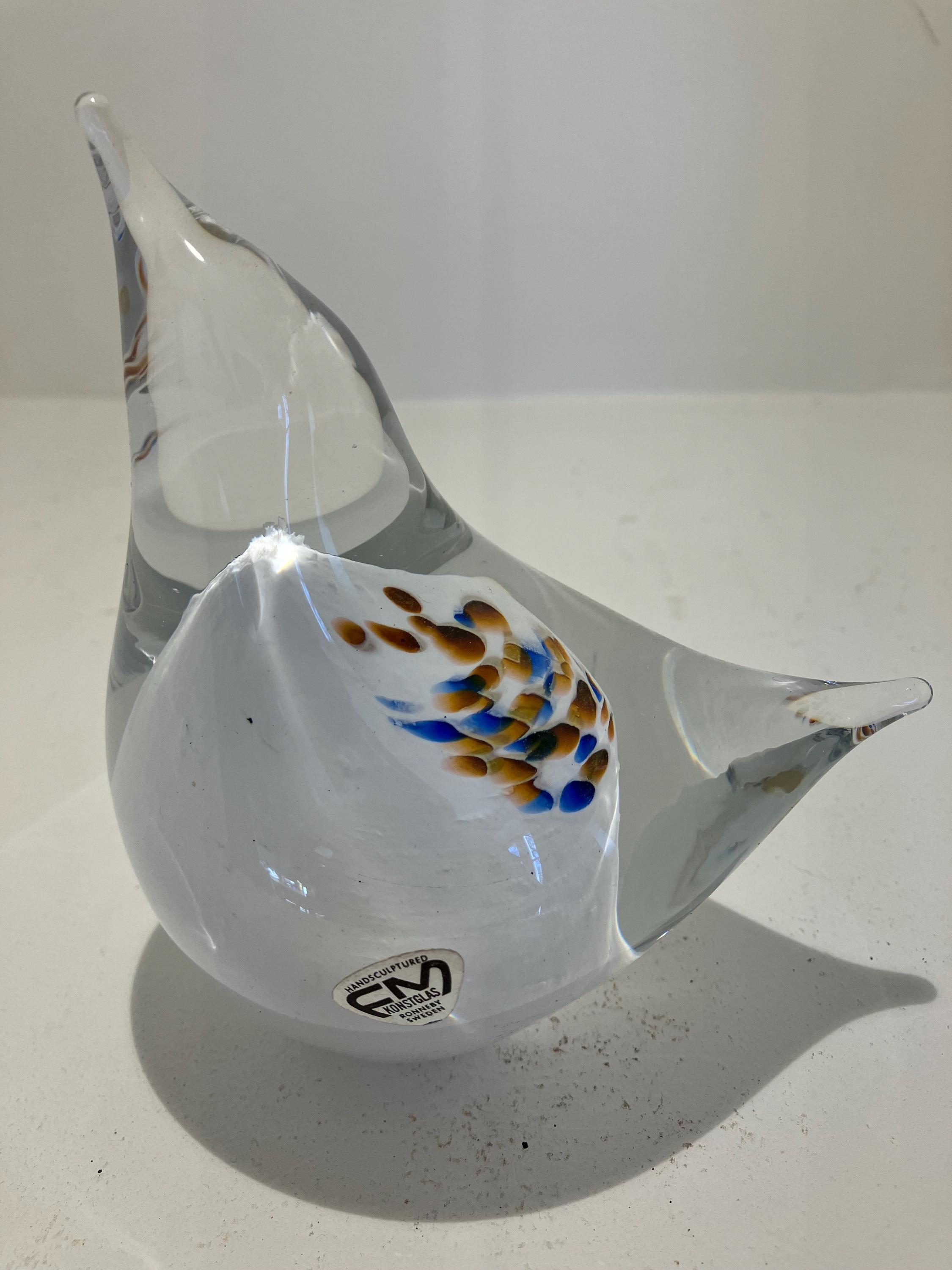 Marcolin Sweden Glass Bird - Etsy