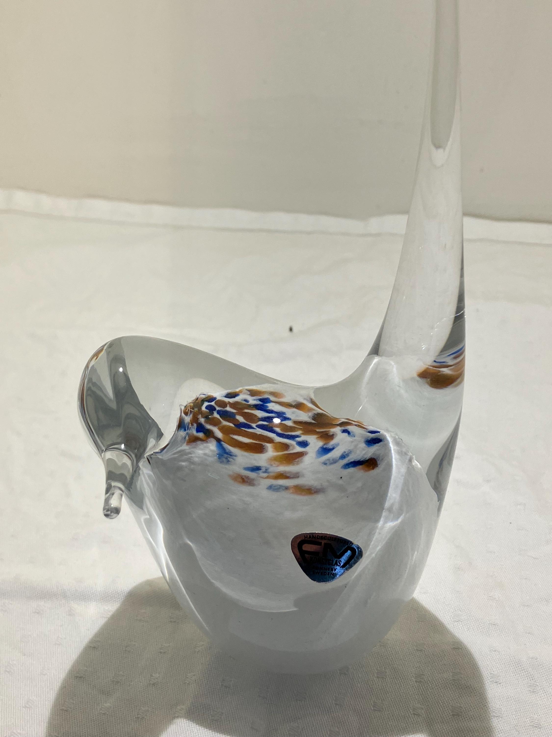 Marcolin Sweden Glass Bird - Etsy
