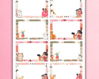 Mother's day Scavenger Treasure Hunt Game Cards | Scavenger Cat Card , Surprise Ticket Scavenger Hunt Digital Printable,Family Activity Game