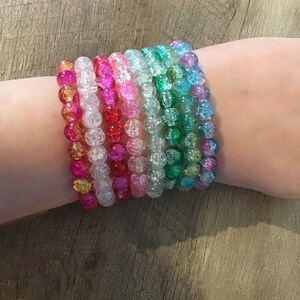 Glass bead bracelets